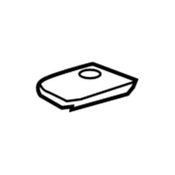 23372506 GM Switch Cover Cap, Jet Black, Driver Side Illustration 1 of 1