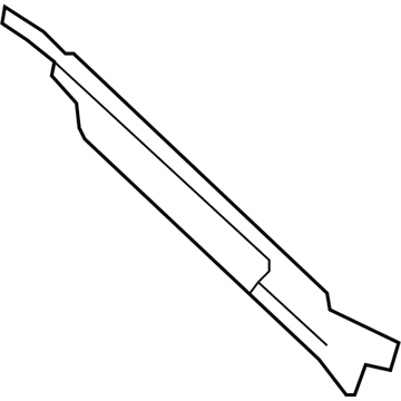 GM 15296777 Finish Molding, Rear Driver Side 15296777 GM Finish Molding, Rear Driver Side Illustration 1 of 1