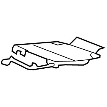 GM 85117732 Seat Cushion Heater, Rear 85117732 GM Seat Cushion Heater, Rear Illustration 1 of 1