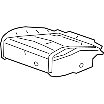 GM 84965954 Seat Cushion Pad, Rear 84965954 GM Seat Cushion Pad, Rear Illustration 1 of 1