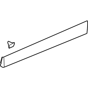 GM 95310027 Lower Molding 95310027 GM Lower Molding Illustration 1 of 1