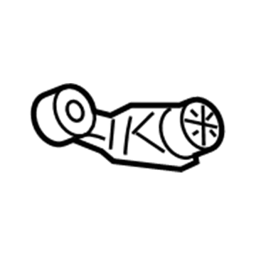 Chevy 84160333 Muffler With Tail Pipe Hanger