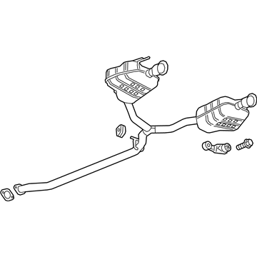 Chevy 85633683 Muffler With Tail Pipe