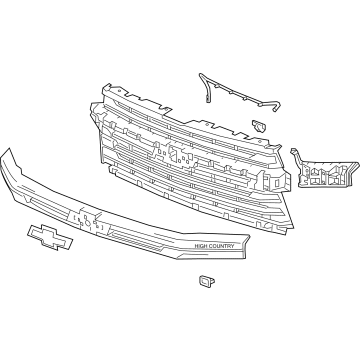 Chevy Silverado 3500 HD Grille - 84785048