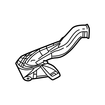 GM 26532855 Duct Assembly-Side Window Defogger Outlet 26532855 GM Duct Assembly-Side Window Defogger Outlet Illustration 1 of 1