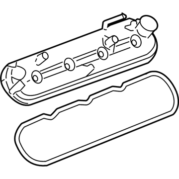 GM 12622631 Valve Cover 12622631 GM Valve Cover Illustration 1 of 1