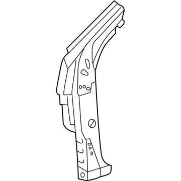 Pontiac 19183937 Hinge Pillar Reinforcement