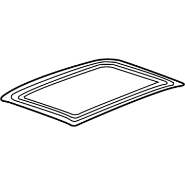 GM 84699202 Sunroof Glass 84699202 GM Sunroof Glass Illustration 1 of 1