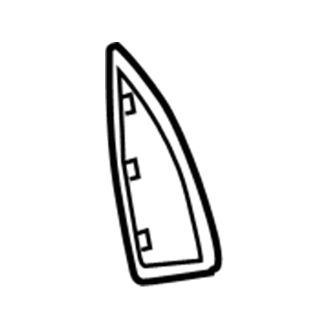 GM 10365513 Bezel, Passenger Side 10365513 GM Bezel, Passenger Side Illustration 1 of 1