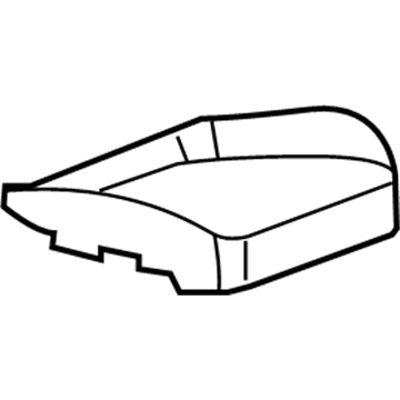 GM 20824278 Seat Cushion Pad, Front Passenger Side 20824278 GM Seat Cushion Pad, Front Passenger Side Illustration 1 of 1