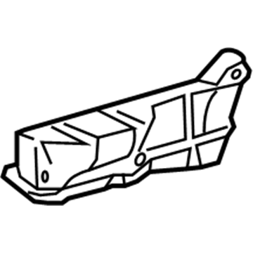 22999447 GM Mirror Assembly Seal, Rear Driver Side Illustration 1 of 1