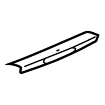 22916392 GM Decal, Silver, Rear Illustration 1 of 1