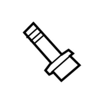 GM 11546790 Intermed Shaft Lower Bolt 11546790 GM Intermed Shaft Lower Bolt Illustration 1 of 1