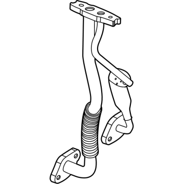 GM 12695747 Pipe, Turbocharger / Supercharger Oil Drain 12695747 GM Pipe, Turbocharger / Supercharger Oil Drain Illustration 1 of 1