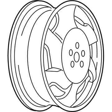 Chevy 12368868 Wheel, Alloy