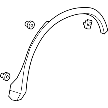Chevy 84608527 Wheel Opening Molding