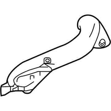 GM 22885497 Outlet Duct, Driver Side 22885497 GM Outlet Duct, Driver Side Illustration 1 of 1