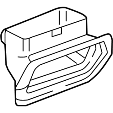 GM 13385377 Inlet Duct 13385377 GM Inlet Duct Illustration 1 of 1