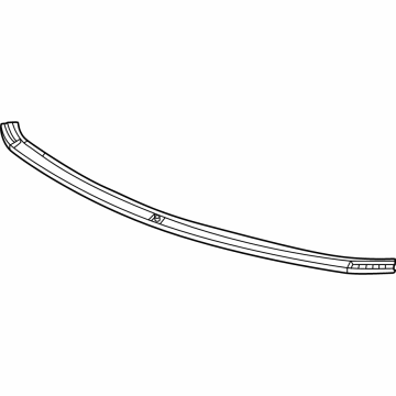 GM 86513006 Weatherstrip, Hood Panel 86513006 GM Weatherstrip, Hood Panel Illustration 1 of 1