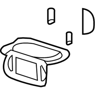 15243728 GM Mirror Assembly, Driver Side Illustration 1 of 1