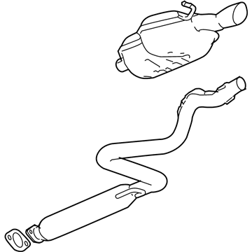 Chevy 20766954 Muffler & Pipe