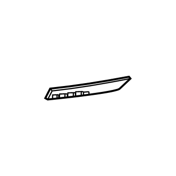 GM 84945269 Reflector, Driver Side 84945269 GM Reflector, Driver Side Illustration 1 of 1