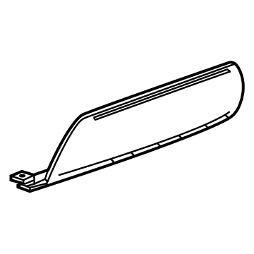 GM 87813846 Access Cover, Black, Rear 87813846 GM Access Cover, Black, Rear Illustration 1 of 1