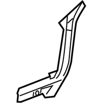 GM 13368828 Inner Reinforcement, Front Driver Side 13368828 GM Inner Reinforcement, Front Driver Side Illustration 1 of 1