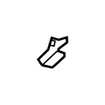 GM 13313585 Outer Windshield Pillar Bracket, Front Driver Side 13313585 GM Outer Windshield Pillar Bracket, Front Driver Side Illustration 1 of 1