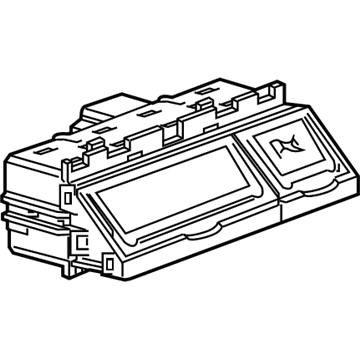 84835890 GM Multiplex Switch, Jet Black, Center Driver Side Illustration 1 of 1