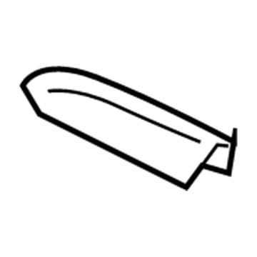 25832916 GM Rail Cover, Passenger Side Illustration 1 of 1