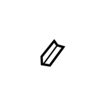 GM 22904487 Inner Windshield Pillar Lower Bracket, Rear Driver Side 22904487 GM Inner Windshield Pillar Lower Bracket, Rear Driver Side Illustration 1 of 1