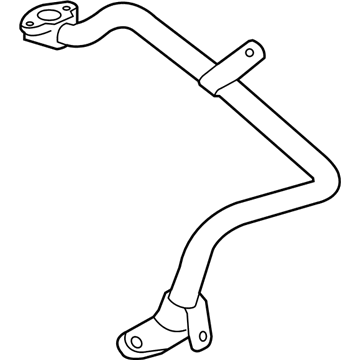 GM 55556959 Air Pipe, Driver Side 55556959 GM Air Pipe, Driver Side Illustration 1 of 1