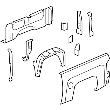 Chevy 15294359 Side Panel