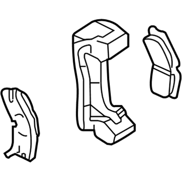 Cadillac DTS Brake Pads - 15773987