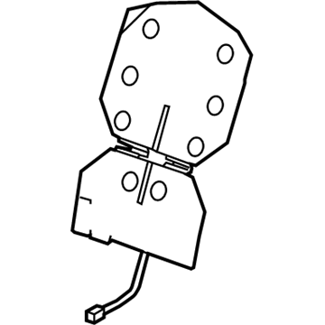 23110261 GM Seat Back Heater, Front Illustration 1 of 1