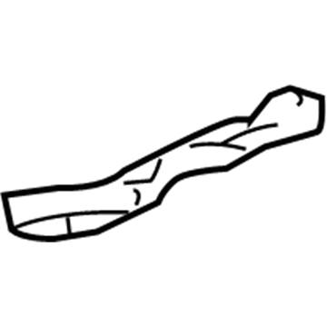 GM 15160226 Front Floor Pan Reinforcement Bar, Passenger Side 15160226 GM Front Floor Pan Reinforcement Bar, Passenger Side Illustration 1 of 1