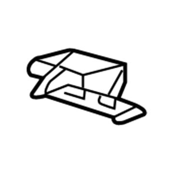 GM 15773364 Seat Reinforcement, Passenger Side 15773364 GM Seat Reinforcement, Passenger Side Illustration 1 of 1