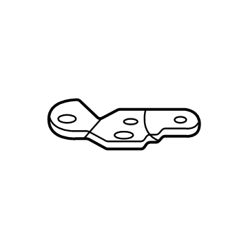 84874238 GM Lower Bracket, Driver Side Illustration 1 of 1