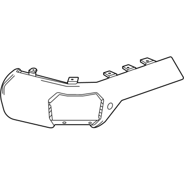 85545958 GM End Cap, Rear Passenger Side Illustration 1 of 1