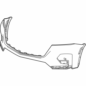 GM 86514578 Fascia, Front And Rear Bumper/Fascia Face 86514578 GM Fascia, Front And Rear Bumper/Fascia Face Illustration 1 of 1