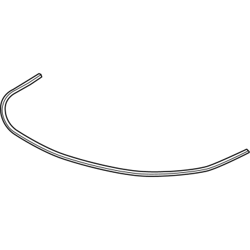 GM 26421479 Weatherstrip, Hood Panel 26421479 GM Weatherstrip, Hood Panel Illustration 1 of 1