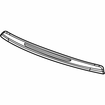 GM 26523703 Molding, Hood Panel Ornamentation 26523703 GM Molding, Hood Panel Ornamentation Illustration 1 of 1