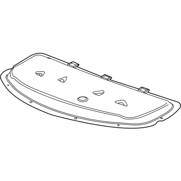 84905698 GM Insulator-Hood Illustration 1 of 1