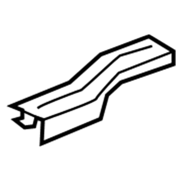GM 25948795 Rear Sill Plate, Passenger Side 25948795 GM Rear Sill Plate, Passenger Side Illustration 1 of 1