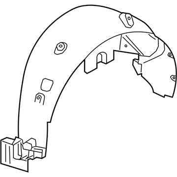 Chevy 95072273 Wheelhouse Liner