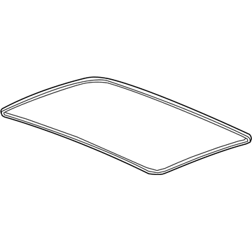 GM 84262941 Glass Weatherstrip 84262941 GM Glass Weatherstrip Illustration 1 of 1