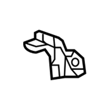 GM 13385688 Inner Bracket, Passenger Side 13385688 GM Inner Bracket, Passenger Side Illustration 1 of 1