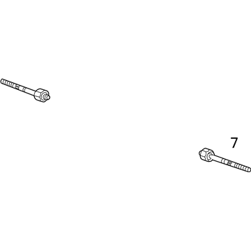 22888552 GM Inner Tie Rod Illustration 1 of 1