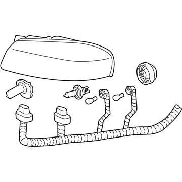 Chevy 10349959 Headlamp Assembly